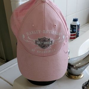 Pink Harley Davidson hat